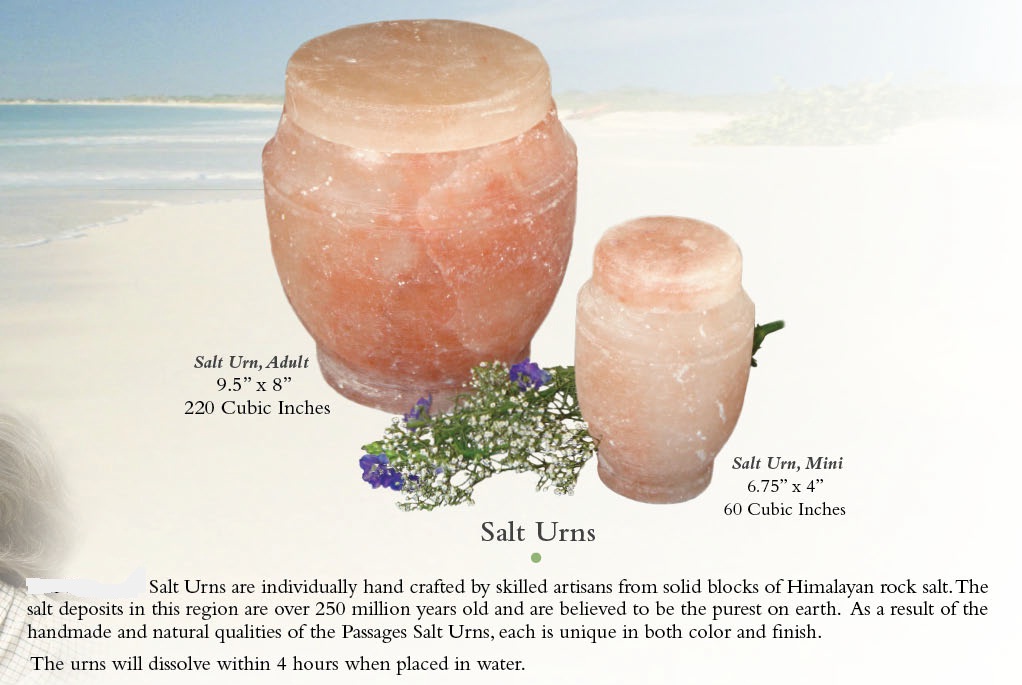 Photo of Himalayn Rock Salt Urns - Quick Dissolving Urn