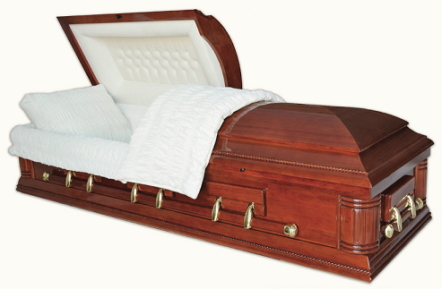 Casket: WASHINGTON SOLID CHERRY Casket