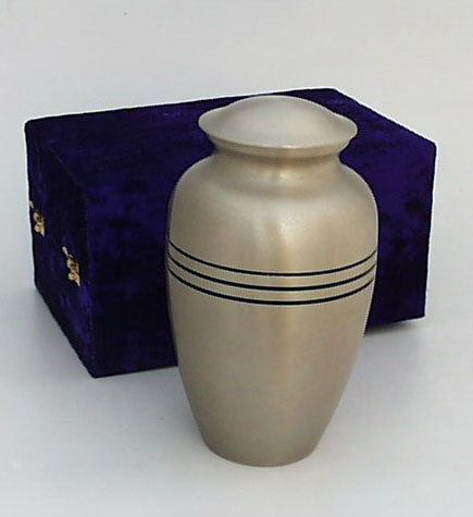 Photo of Classic Pewter Adult Cremation Urn Urn