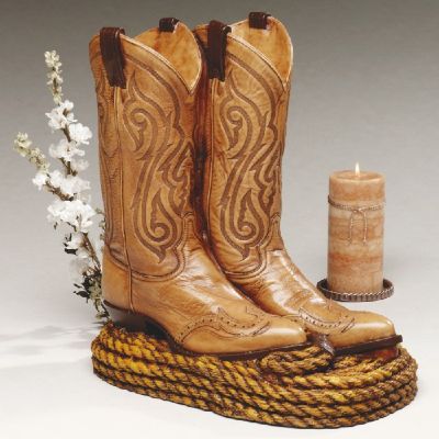 Photo of Cowboy Boots Urn Urn