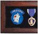 Image of Large Veteran Medal Display Case Casket