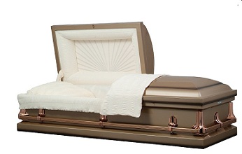 Casket: American Coppertone Metal Casket