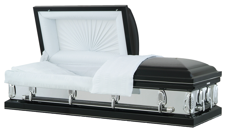 Picture of Black Knight Mirror Casket Casket