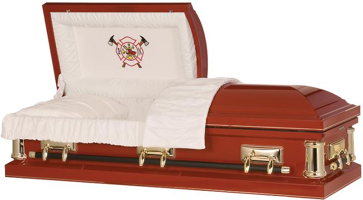 Picture of TRIBUTE TO SERVICE -  Firemans Casket Casket