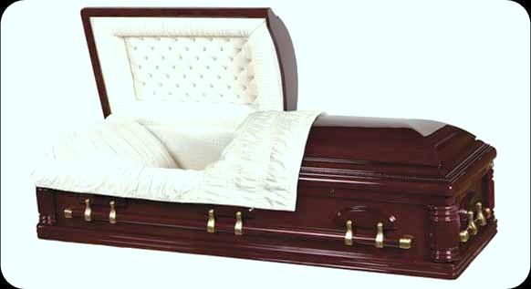 Casket: Grecian Solid Cherry Casket