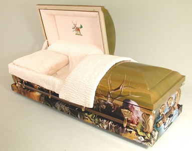 Picture of MEMORIES of the HUNT Art Casket Casket