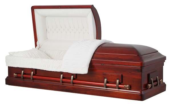 Picture of Imperial Solid Poplar Wood Casket Casket