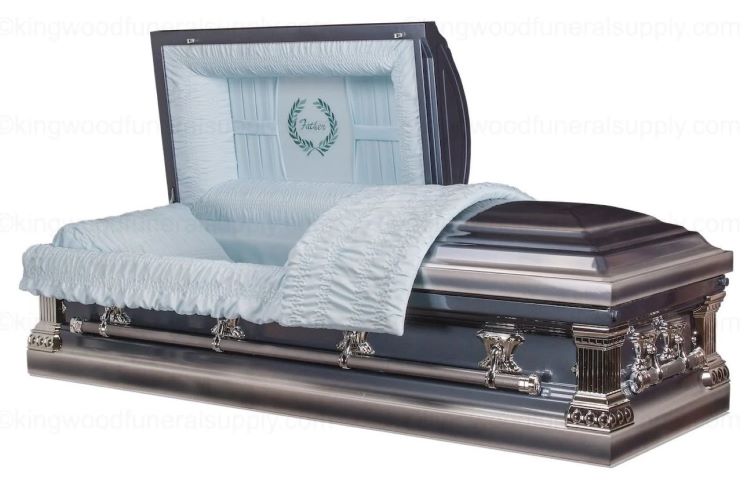 Casket: FATHER TRIBUTE - Steel Locking Casket