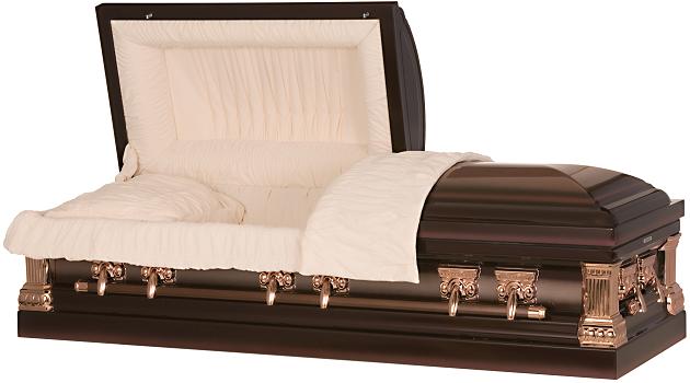 Picture of Lincoln Black Cherry Steel Casket Casket