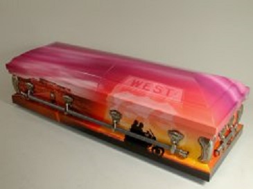 Casket: MOTORCYCLE - EASY RIDE -Art Casket