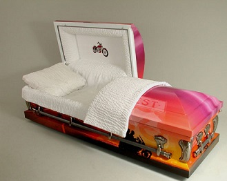 Picture of MOTORCYCLE - EASY RIDE -Art Casket Casket