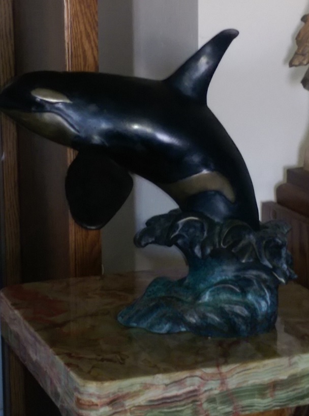 Photo of ORCAS SONG Collectors Artwork Urn Urn