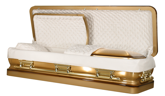 Casket: Bronze - COUCH DBLE SEAL/DBL LID - 96 SOLID BRONZE