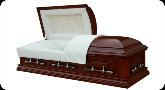 Picture of GLORY SOLID ELM Wood Casket Casket