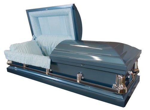 Picture of Optima Blue 20GA Steel Casket Casket