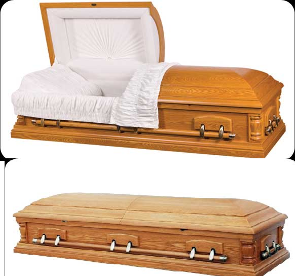 Picture of OAKVILLE -  Oak Veneer Wood Casket Casket