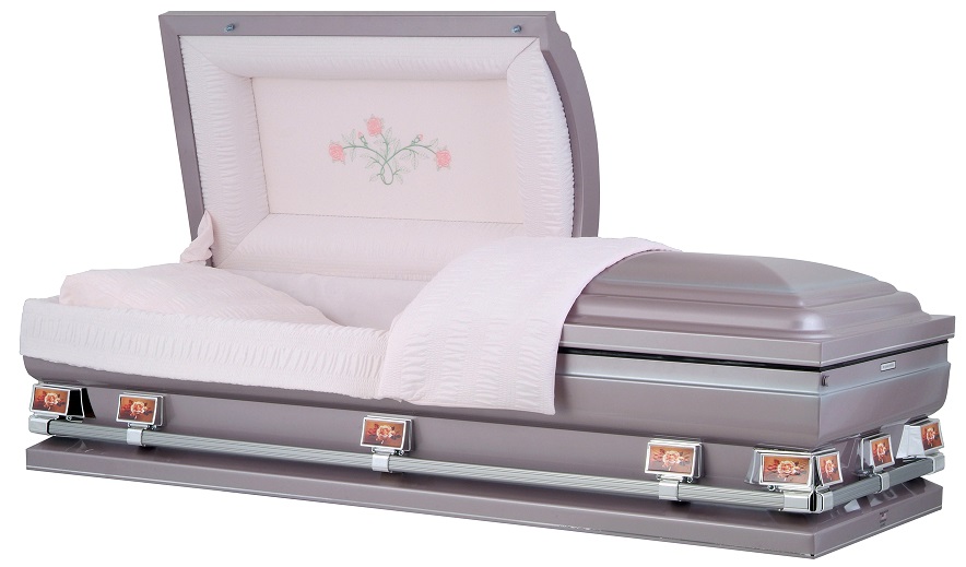 Picture of Orchard Silver TRIPLE ROSE OverSize Casket Casket