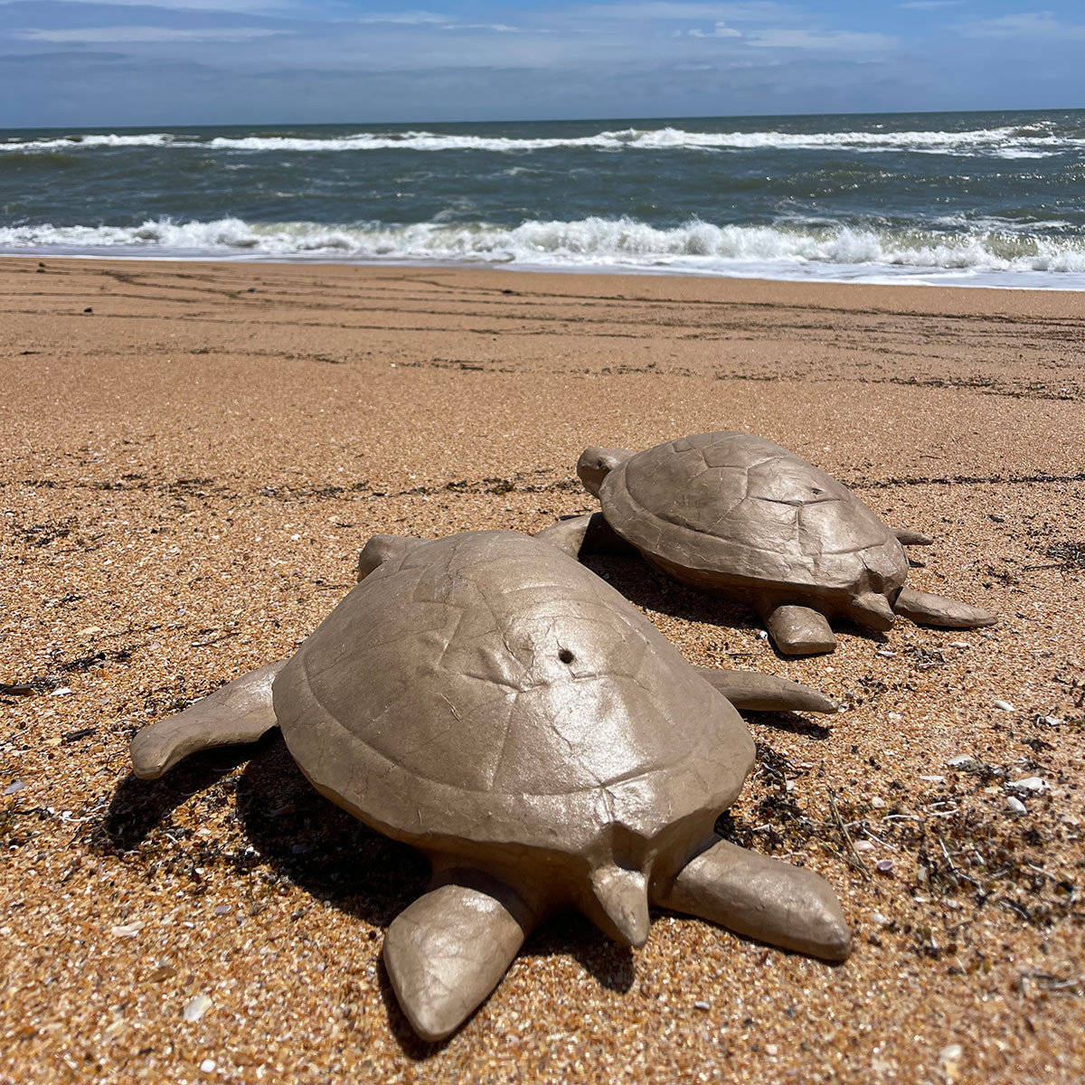 Photo of TURTLE URN - OCEAN/WATER/BURIAL  PLACEMENT Urn