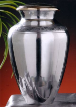 Photo of Polished Aluminum Urn Urn