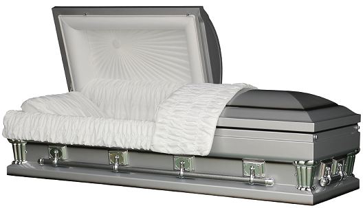 Casket: Franklin Silver Oversize 