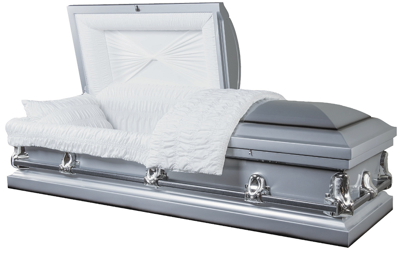 Picture of Optima - SILVER 20GA Steel Casket Casket