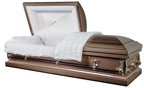 Casket: Imperial Coppertone Steel w/Gasket & Lock