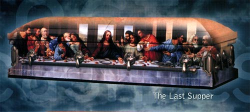 Picture of LAST SUPPER Art  Casket