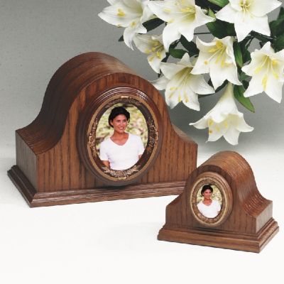 Photo of Tambour Clock Shaped Urn - Adult or Keepsake Urn Urn